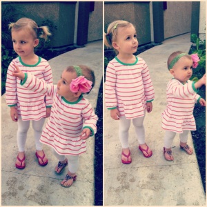 Our sweet little girlies. :)